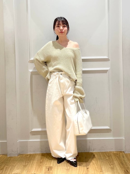 最終値下げ！ババールカドー長袖ニットセーター セール】2WAYアゼユルプルオーバー_長袖（ニット/セーター）｜A