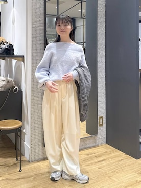 「アイテム（ストール/ショール）」を使った、ゆいぴさん（レディース・156cm・20代）の秋コーディネート