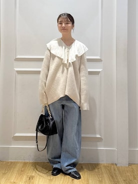 「A part by（アパートバイ）のアイテム（シャツ/ブラウス）」を使った、ゆいぴさん（レディース・156cm）の秋コーディネート