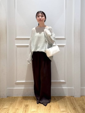 「アイテム（スラックス）」を使った、ゆいぴさん（レディース・156cm・20代）の夏コーディネート