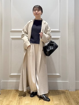 「SNAP_apart by lowrys」｜「アイテム（ジャケット/アウター）」を使った、ゆいぴさん（レディース・156cm）の冬コーディネート