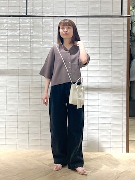 「A part by（アパートバイ）のアイテム」を使った、ゆいぴさん（レディース・156cm）の春コーディネート