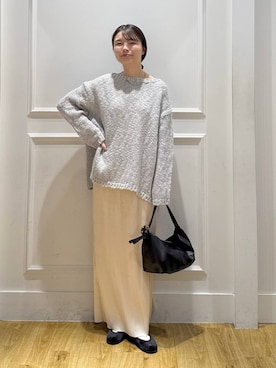 「アイテム（バレエシューズ）」を使った、ゆいぴさん（レディース・156cm・20代）の秋コーディネート