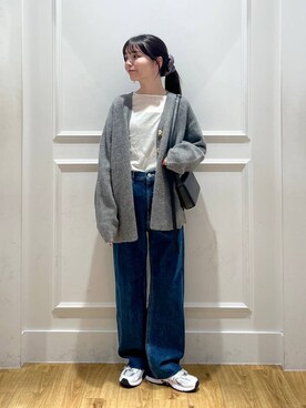 「A part by（アパートバイ）のスクエアミニショルダー（ショルダーバッグ）」を使った、ゆいぴさん（レディース・156cm）の秋コーディネート