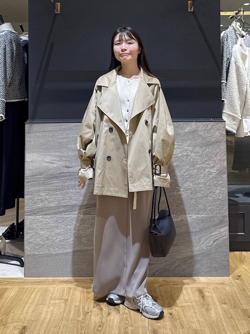 キャンディースリーブショートトレンチコート（トレンチコート）｜A
