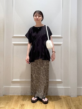 「アイテム（ハンドバッグ）」を使った、ゆいぴさん（レディース・156cm・20代）の夏コーディネート