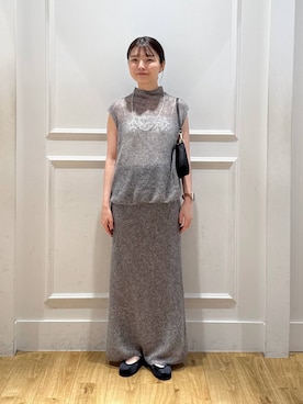 「アイテム（バレエシューズ）」を使った、ゆいぴさん（レディース・156cm）の秋コーディネート