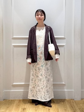 「A part by（アパートバイ）のアイテム（ジャケット/アウター）」を使った、ゆいぴさん（レディース・156cm）の夏コーディネート