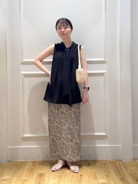 「A part by（アパートバイ）のアイテム」を使った、ゆいぴさん（レディース・156cm）の夏コーディネート