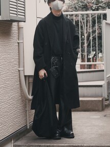 HARE（ハレ）の「CASHEEPウールダブルビッグコート(HARE)（チェスター