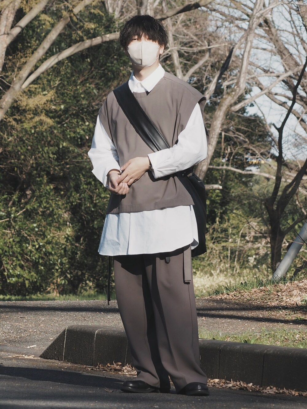 foot the coacherのスリッポンを使った人気ファッション