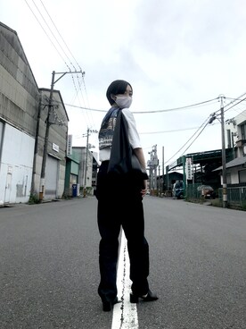 「So_lemn（ソレム）のアイテム」を使った、Rifさん（レディース・158cm）の夏コーディネート