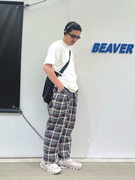 「アイテム（PC・スマホグッズ/家電）」を使った、Funachangさん（メンズ・177cm）の夏コーディネート