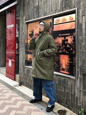 「BAMBOO SHOOTS（バンブーシュート）のアイテム」を使った、Funachangさん（メンズ・177cm）の秋コーディネート