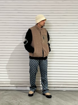 「SHAKA（シャカ）のアイテム」を使った、Funachangさん（メンズ・177cm）の秋コーディネート