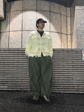 「MANASTASH（マナスタッシュ）のアイテム」を使った、Funachangさん（メンズ・177cm）の夏コーディネート