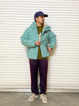 「WILD THINGS（ワイルドシングス）のアイテム（ダウンジャケット/コート）」を使った、Funachangさん（メンズ・177cm）の秋コーディネート