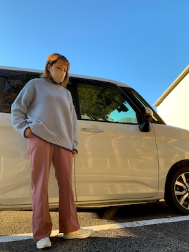「Honeys（ハニーズ）のアイテム」を使った、nozomiさん（骨格ストレート・レディース・156cm）の冬コーディネート