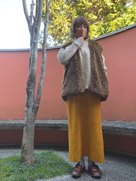 「studio CLIP（スタディオクリップ）のアイテム」を使った、nozomiさん（骨格ストレート・レディース・156cm）の冬コーディネート
