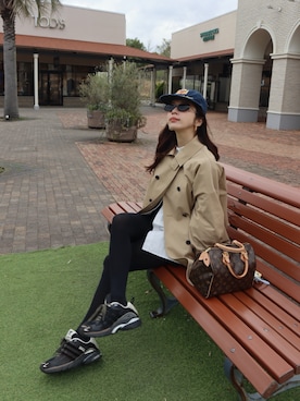 「アイテム（アイシャドウ）」を使った、miisuuzuukiiさん（レディース・162cm）の春コーディネート