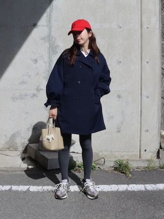 「IRADOWL(アイラドール)の厚手リブタイツ(タイツ/ストッキング)」を使った、miisuuzuukiiさん(レディース・162cm)の春コーディネート