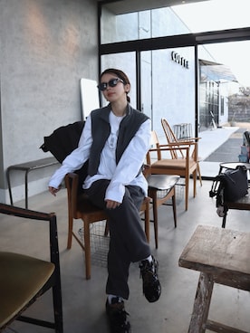 「アイテム（メイクアップ）」を使った、miisuuzuukiiさん（レディース・162cm）の冬コーディネート