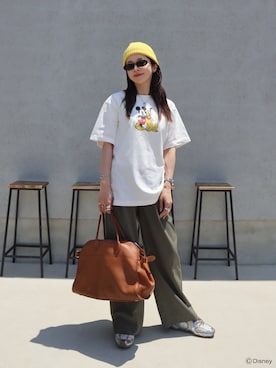 「miu miu（ミュウミュウ）のアイテム」を使った、miisuuzuukiiさん（レディース・162cm）の夏コーディネート