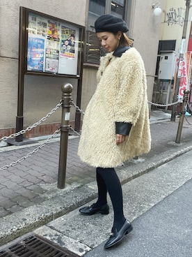 「MM6 Maison Margiela（ｴﾑｴﾑｼｯｸｽ ﾒｿﾞﾝ ﾏﾙｼﾞｪﾗ）のアイテム（その他アウター）」を使った、miisuuzuukiiさん（レディース・162cm）の冬コーディネート
