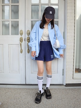 「ハーフパンツ」｜miisuuzuukiiさん（レディース・162cm）の秋コーディネート