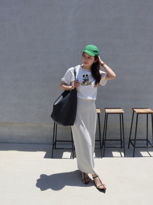「JIL SANDER(ジルサンダー)のSANDAL(サンダル)」を使った、miisuuzuukiiさん(レディース・162cm)の夏コーディネート