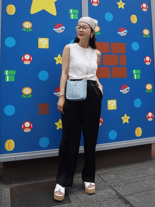 「rom&nd（ロムアンド）のrom&nd ベターザンアイズ（アイシャドウ）」を使った、miisuuzuukiiさん（レディース・162cm）の夏コーディネート