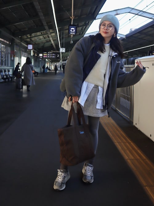 THERMAL PRO FLEECE TUCK MINI SKIRT サーマルプロフリースタックミニ