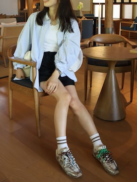 「coca（coca）（コカ）のアイテム」を使った、miisuuzuukiiさん（レディース・162cm）の夏コーディネート