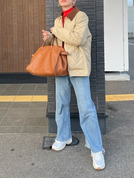 「CELINE（セリーヌ）のアイテム（ジャケット/アウター）」を使った、miisuuzuukiiさん（レディース・162cm）の春コーディネート