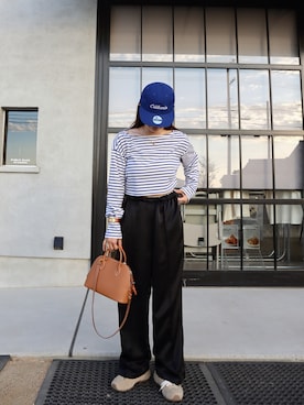 「HERMES（エルメス）のアイテム」を使った、miisuuzuukiiさん（レディース・162cm）の秋コーディネート