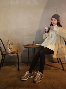 「hellam（へラム）のアイテム」を使った、miisuuzuukiiさん（レディース・162cm）の春コーディネート