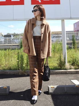 「MACPHEE（マカフィー）のアイテム」を使った、miisuuzuukiiさん（レディース・162cm）の秋コーディネート