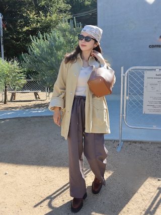 「JUNG SAEM MOOL(ジョンセンムル)のJUNG SAEM MOOL スキンヌーダークッション(ファンデーション)」を使った、miisuuzuukiiさん(レディース・162cm)の秋コーディネート