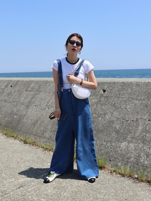 WOMEN【Hanes for BIOTOP】TRIBLEND CROPPED T-SHIRTS 2P (TRIM