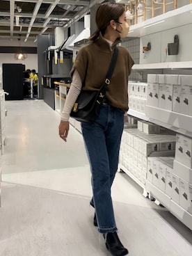 「Mulberry（マルベリー）のアイテム」を使った、miisuuzuukiiさん（レディース・162cm）の秋コーディネート