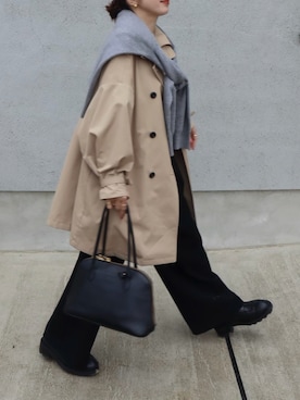 「miu miu（ミュウミュウ）のアイテム（バッグ）」を使った、miisuuzuukiiさん（レディース・162cm）の春コーディネート