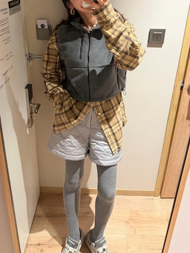 「アイテム（タイツ/ストッキング）」を使った、miisuuzuukiiさん（レディース・162cm）の冬コーディネート