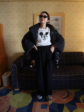 「アイテム（メイクアップ）」を使った、miisuuzuukiiさん（レディース・162cm）の冬コーディネート