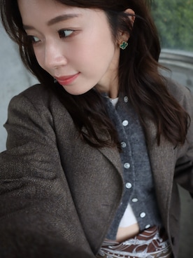 「アイテム（ベースメイク）」を使った、miisuuzuukiiさん（レディース・162cm）の秋コーディネート