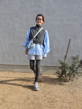 「アイテム（アイシャドウ）」を使った、miisuuzuukiiさん（レディース・162cm）の冬コーディネート