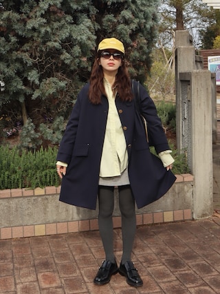 「IRADOWL（アイラドール）の厚手リブタイツ（タイツ/ストッキング）」を使った、miisuuzuukiiさん（レディース・162cm）の春コーディネート