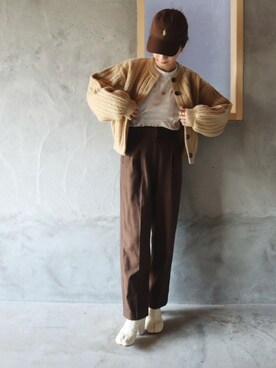 MAISON SPECIAL(メゾンスペシャル)の「ハイウエスト2タックワイド ...