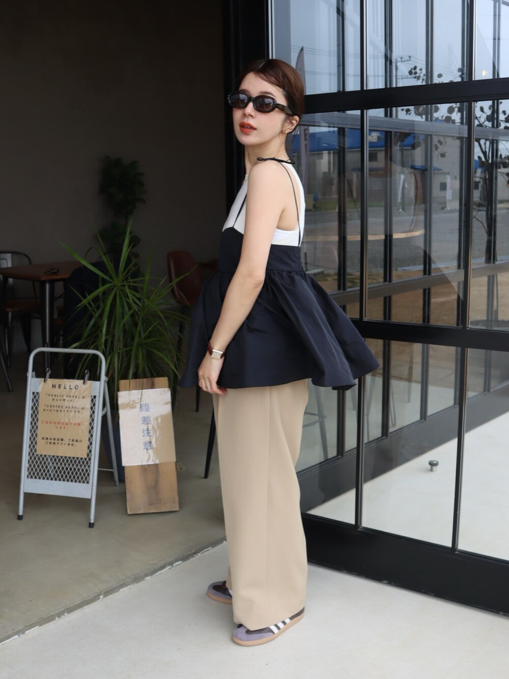 TODAYFUL（トゥデイフル）の「Tulle Piping Tanktop（タンク