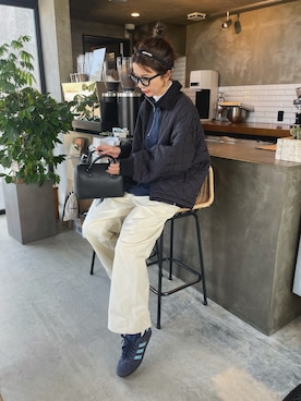 「UNIQLO（ユニクロ）のアイテム（ブルゾン）」を使った、miisuuzuukiiさん（レディース・162cm）の冬コーディネート