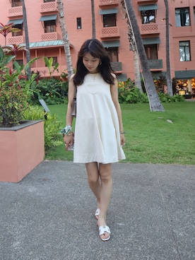 「ZARA（ザラ）のアイテム（ワンピース）」を使った、miisuuzuukiiさん（レディース・162cm）の秋コーディネート